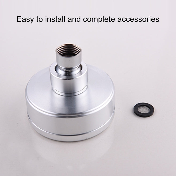 Removable and Washable 304 Stainless Steel Round Pressurized Handheld Shower Head, Size: 117mm, Pattern E
