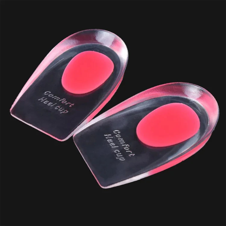1 Par de Almofadas de Silicone em Gel para Calcanhar Femininas, Conforto, Meias Almofadas, Tamanho: L