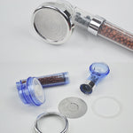 Cabeça de Chuveiro com Íons Negativos em PC, Tamanho: Pequeno, Interface: 2cm, Tamanho: Pequeno (Azul), Tamanho: Pequeno (Transparente)