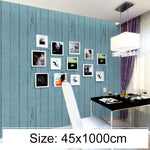 Papel de parede autocolante criativo em PVC com decoração de tijolo para quarto e sala, papel de parede impermeável em rolo, tamanho: 45 x 1000cm