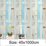 Papel de parede autocolante criativo em PVC com decoração de tijolo para quarto e sala, papel de parede impermeável em rolo, tamanho: 45 x 1000cm