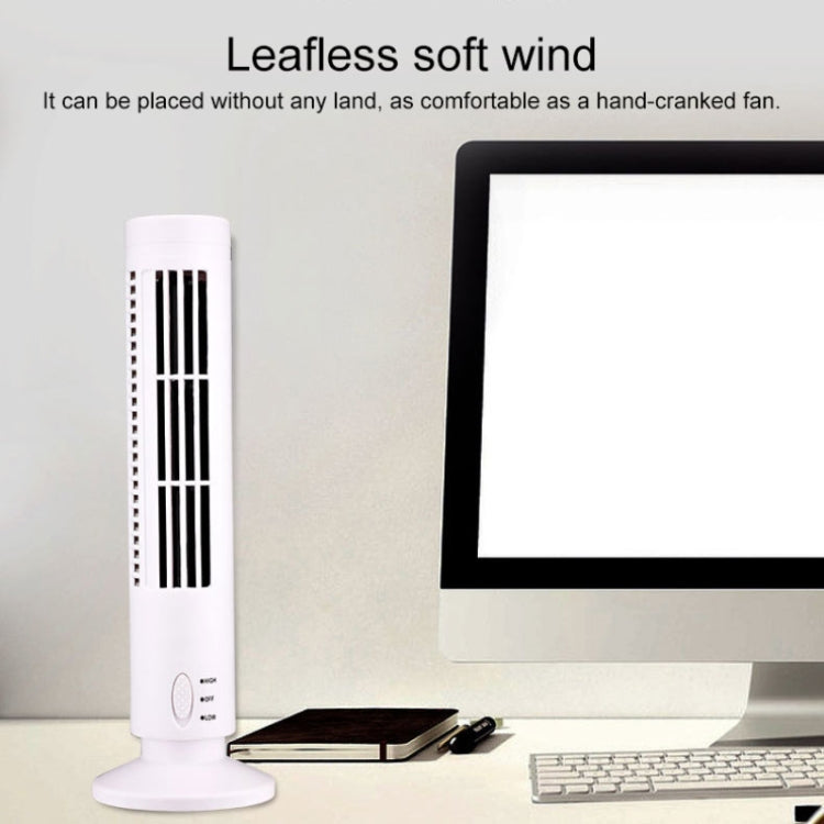Ventoinha Eléctrica USB Tipo Torre sem Hélices para Ar Condicionado