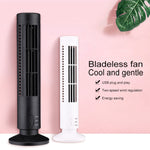 Ventoinha Eléctrica USB Tipo Torre sem Hélices para Ar Condicionado