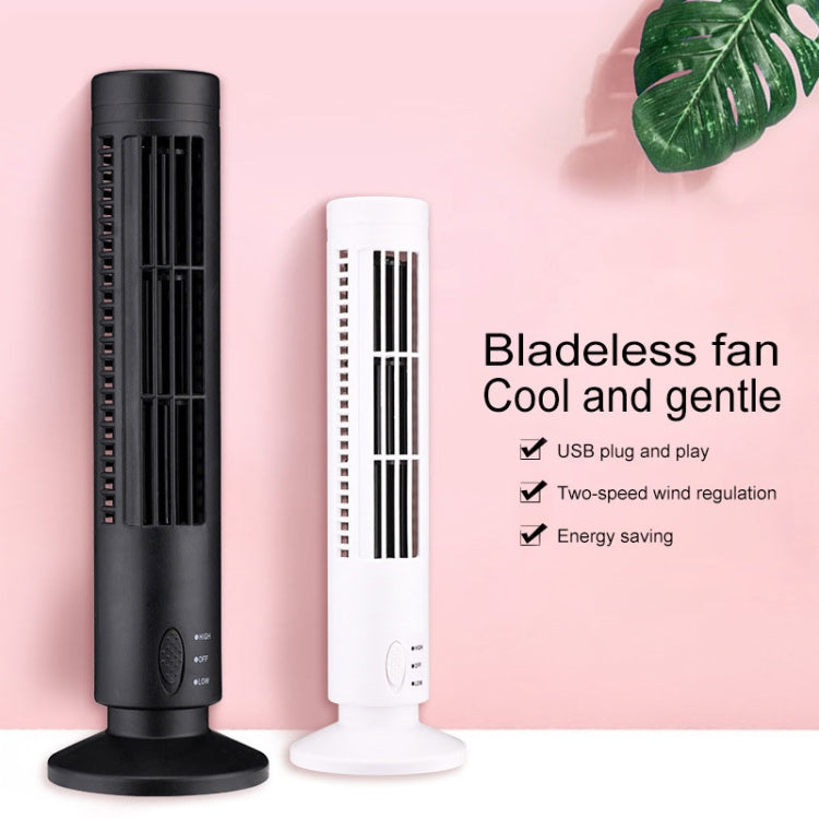 Ventoinha Eléctrica USB Tipo Torre sem Hélices para Ar Condicionado