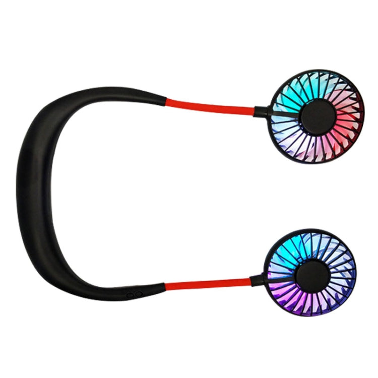 Ventoinha Criativa Mini de Pescoço Suspensa ao Ar Livre com LED, F008 (Preto), F008, F008 (Azul), F008 (Branco)