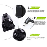 Ventoinha Portátil Mini de Cintura Ventoinha de Arrefecimento USB Refrigerador de Pele