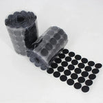 1000 Fechos de Gancho e Argola de Nylon Redondos de 10mm, 10mm (Preto), 10mm (Branco)