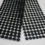 1000 Fechos de Gancho e Argola de Nylon Redondos de 10mm, 10mm (Preto), 10mm (Branco)