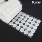 1000 Fechos de Gancho e Argola de Nylon Redondos de 10mm, 10mm (Preto), 10mm (Branco)