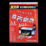 50 Folhas de Papel Fotográfico Brilhante Impermeável A4 8,3 x 11,7 polegadas para Impressoras Inkjet, A4