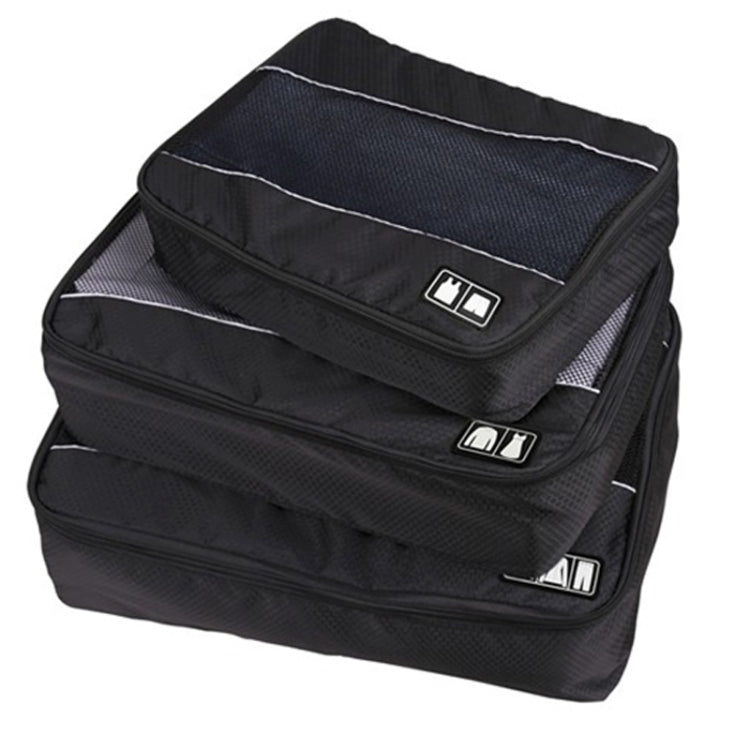 Conjunto de 3 Sacos de Armazenamento Impermeáveis em Poliéster 210D com Textura de Futebol Multifuncionais para Roupa e Roupa Interior