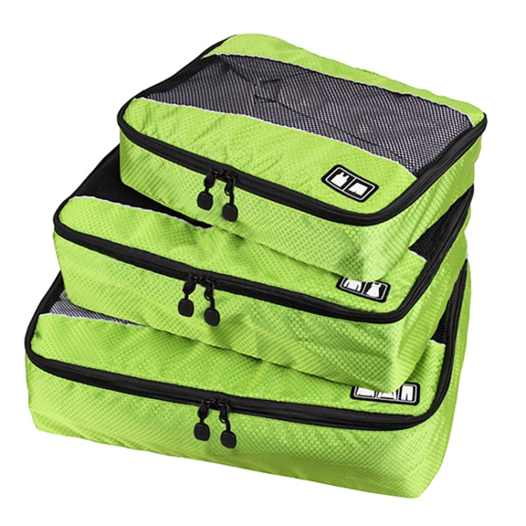 Conjunto de 3 Sacos de Armazenamento Impermeáveis em Poliéster 210D com Textura de Futebol Multifuncionais para Roupa e Roupa Interior