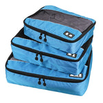 Conjunto de 3 Sacos de Armazenamento Impermeáveis em Poliéster 210D com Textura de Futebol Multifuncionais para Roupa e Roupa Interior