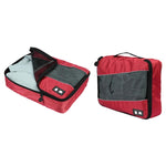 Conjunto de 3 Sacos de Armazenamento Impermeáveis em Poliéster 210D com Textura de Futebol Multifuncionais para Roupa e Roupa Interior