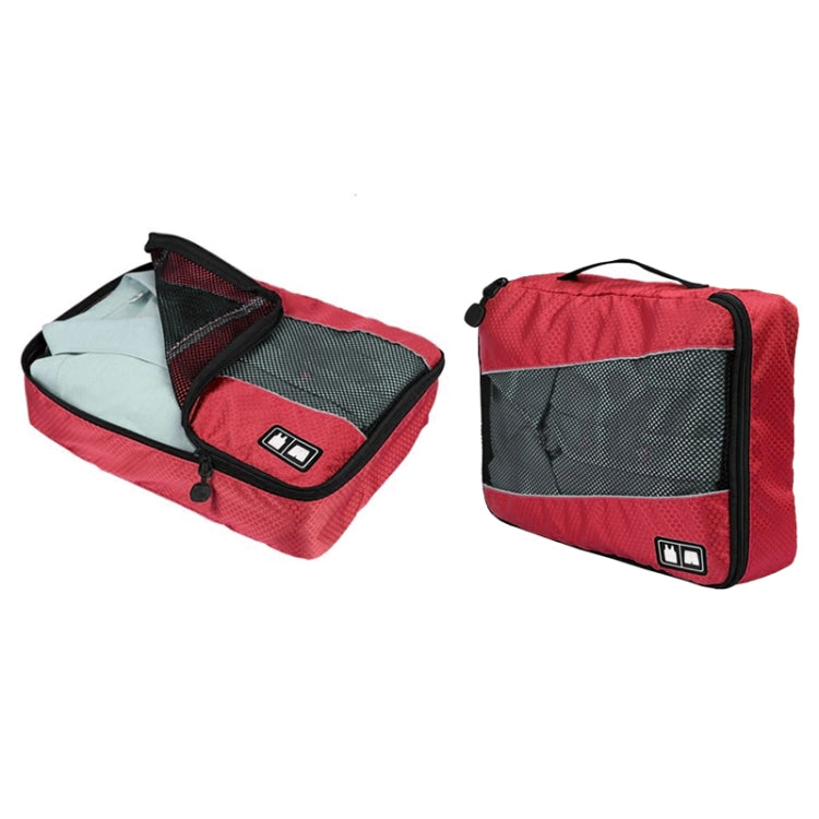 Conjunto de 3 Sacos de Armazenamento Impermeáveis em Poliéster 210D com Textura de Futebol Multifuncionais para Roupa e Roupa Interior