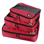Conjunto de 3 Sacos de Armazenamento Impermeáveis em Poliéster 210D com Textura de Futebol Multifuncionais para Roupa e Roupa Interior