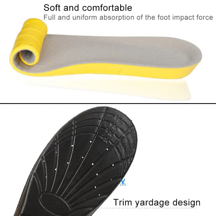 1 Par de Palmilhas Desportivas Respirável em PU, Macias, Absorventes de Choques e Suor, Almofada Elástica para Calçado, Tamanho: M(6-9 Yards), Tamanho: M(6-9 Yards)