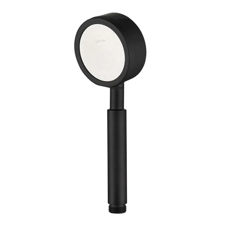 Cabeça de Chuveiro Portátil Pressurizada Redonda em Aço Inoxidável 304, Removível e Lavável, Tamanho: 80mm, Padrão K