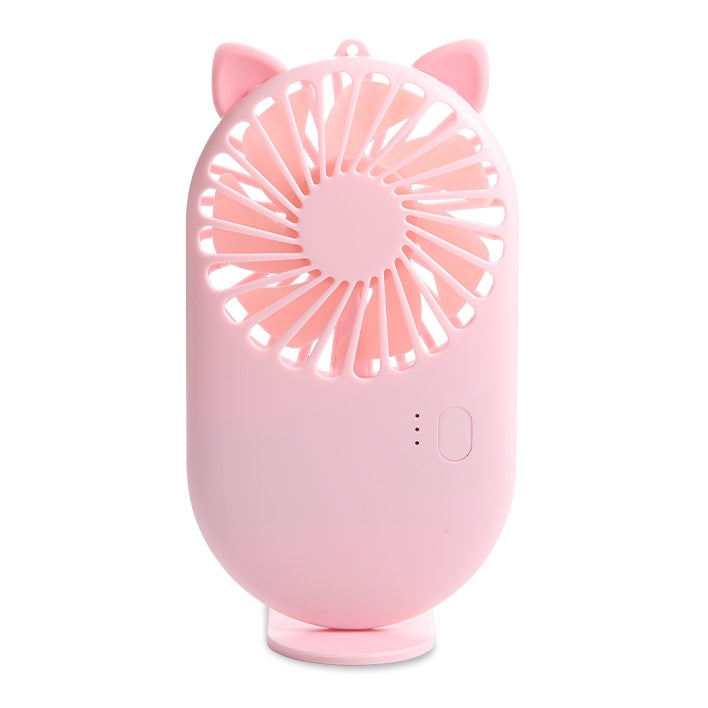 Ventoinha de Bolso Portátil Mini com Carregamento USB e Controlo de 3 Velocidades