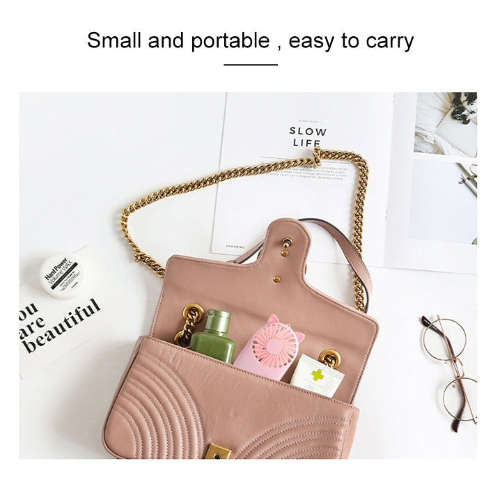 Ventoinha de Bolso Portátil Mini com Carregamento USB e Controlo de 3 Velocidades