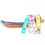 2 Peças de Colar Choker com Forma de Coração Laser Harajuku Europeu e Americano, Entrega de Cor Aleatória, QCTX