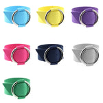 2 Peças de Pulseira de Veludo Redonda Simples Europeia e Americana, Pulseira de Metal de Moda, Entrega de Cor Aleatória