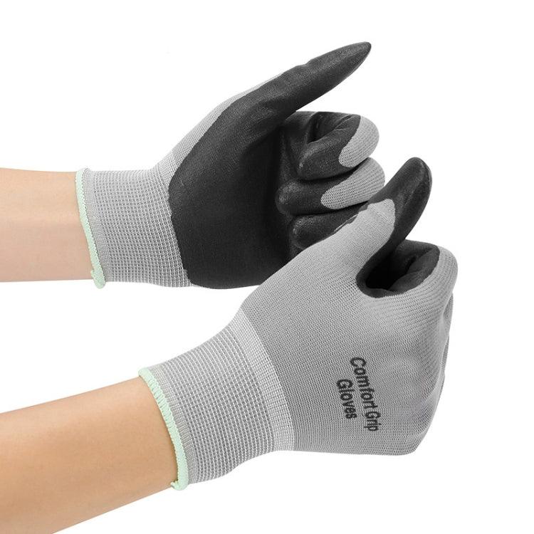 Luvas de Trabalho para Eletricista em Borracha Nitrílica Confortáveis, Antiderrapantes e Resistentes ao Desgaste, Tamanho: XL, XL