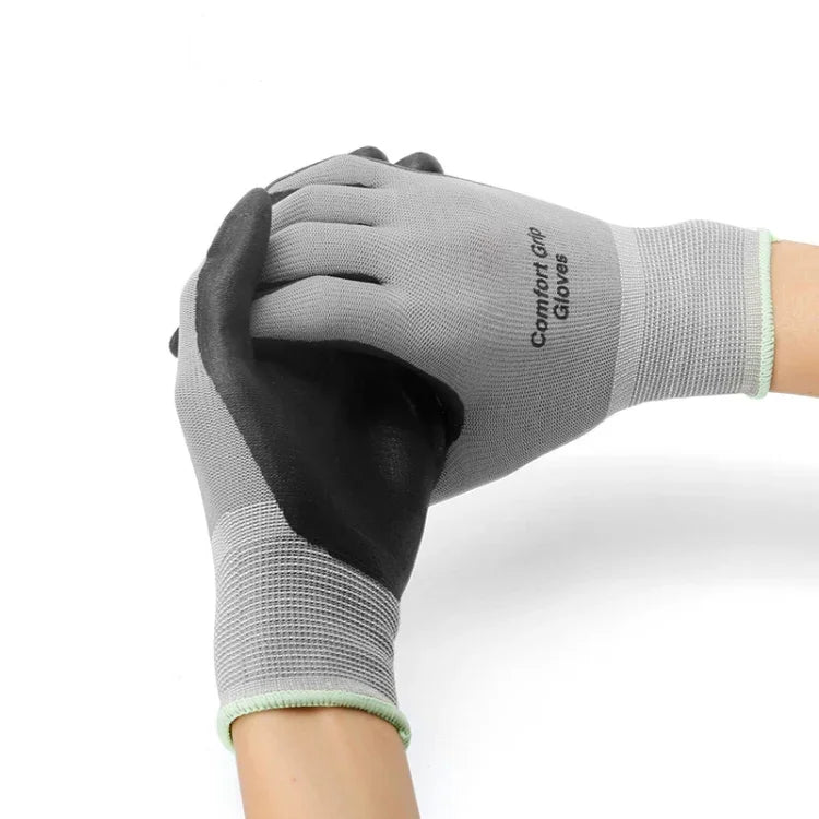 Luvas de Trabalho para Eletricista em Borracha Nitrílica Confortáveis, Antiderrapantes e Resistentes ao Desgaste, Tamanho: XL, XL