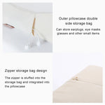 Travesseiro de Látex Natural 8H Z2 Original Xiaomi Youpin, Macio, Respirável, com Proteção da Coluna e Capa de Algodão