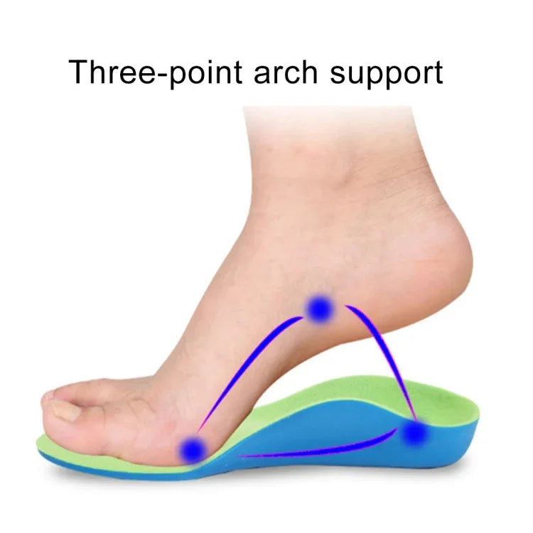 Children PU XO Leg Corrective Insole, Size: 25cm, Size: 25cm