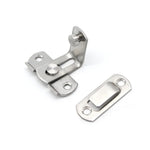 2 PCS Inserto de Canto para Fecho de Porta de Segurança em Aço Inoxidável a 90 Graus, Inserto de Canto para Fecho de Porta