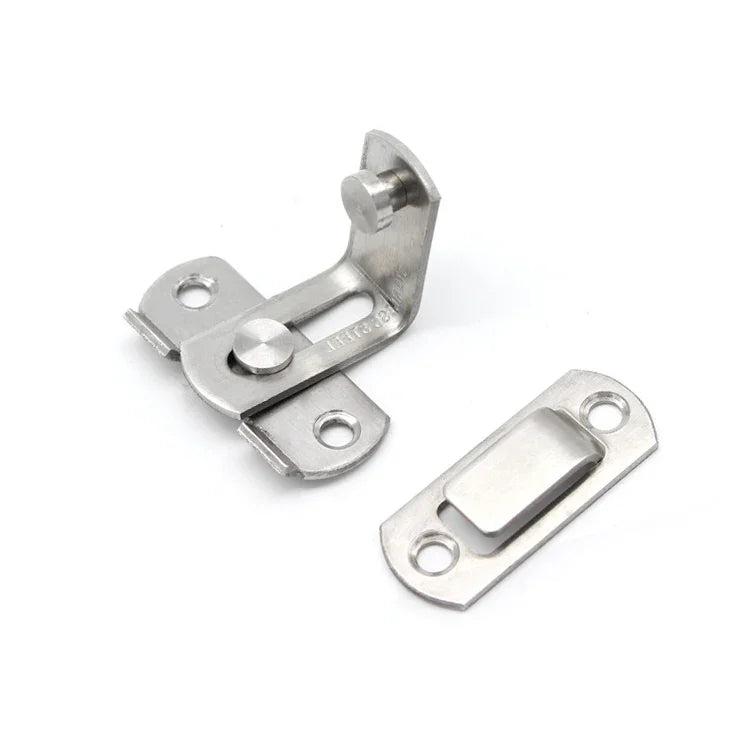 2 PCS Inserto de Canto para Fecho de Porta de Segurança em Aço Inoxidável a 90 Graus, Inserto de Canto para Fecho de Porta