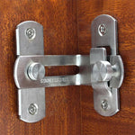 2 PCS Inserto de Canto para Fecho de Porta de Segurança em Aço Inoxidável a 90 Graus, Inserto de Canto para Fecho de Porta
