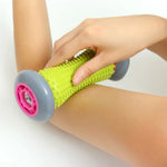 Roda de Massagem para Yoga e Cuidados de Saúde para Pescoço, Lombar, Pernas, Mãos e Pés, Cor Aleatória, Comprimento: 17cm