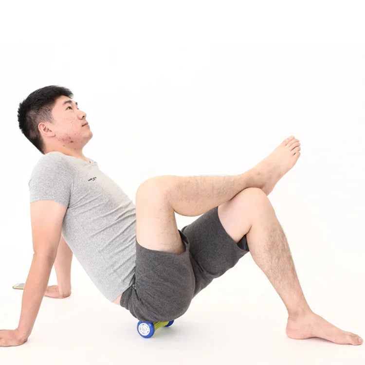 Roda de Massagem para Yoga e Cuidados de Saúde para Pescoço, Lombar, Pernas, Mãos e Pés, Cor Aleatória, Comprimento: 17cm