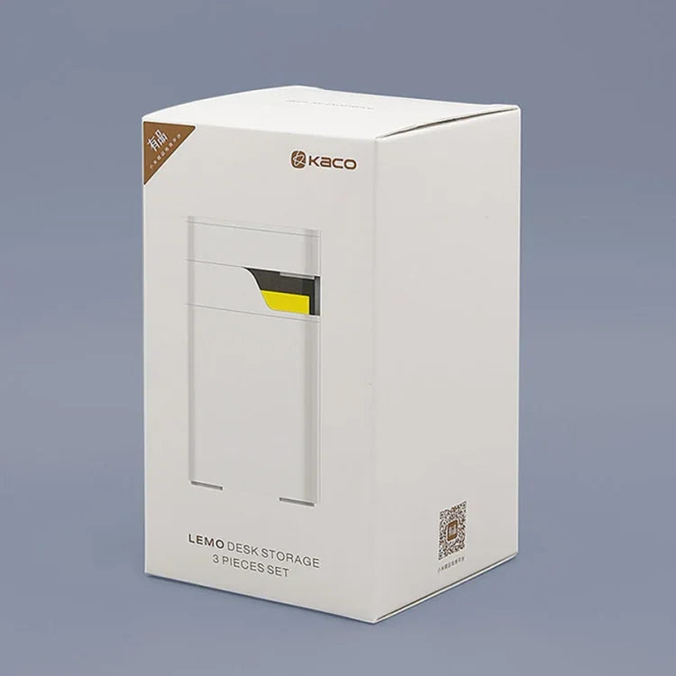 Caixa de Armazenamento de Secretária Original Xiaomi Youpin LEMO, Caixa de Armazenamento de Secretária