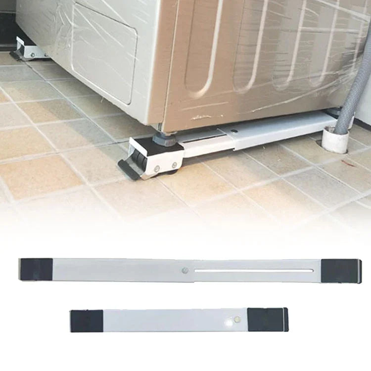 Adjustable Washing Machine Refrigerator Base Stand Bracket Fridge Washing Machine Trolley Bracket Mount, Trolley Bracket