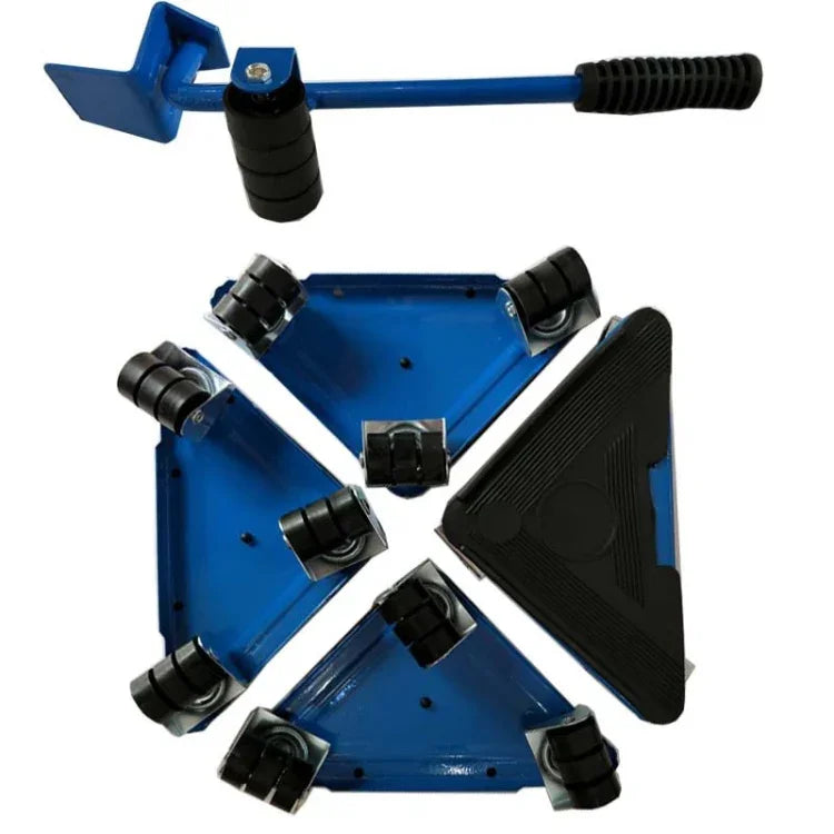 Carrinho Triangular 5 em 1 para Mover Ferro, Carrinho Doméstico para Mover Móveis Pesados e Poupar Esforço