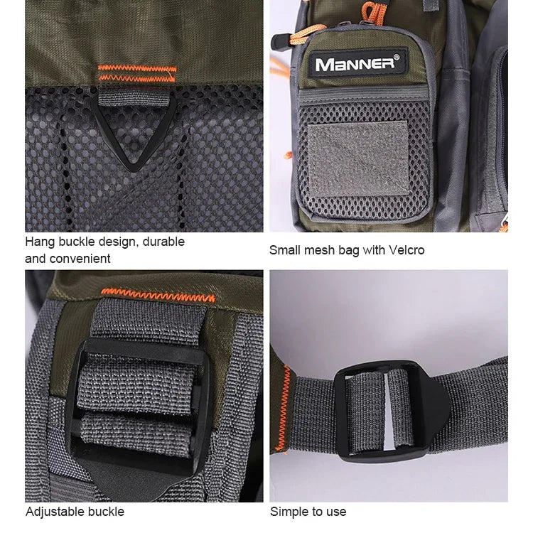 Colete Salva-vidas Multifuncional para Pesca ao Ar Livre MANNER, Colete Salva-vidas MANNER