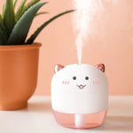 Humidificador atomizador WT-H21 com luzes noturnas coloridas, capacidade do depósito de água: 200mL