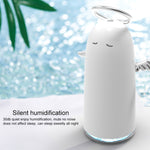 Humidificador Atomizador Mini Angel TSHM0 com Luzes Noturnas Coloridas, Capacidade do Reservatório de Água: 230mL