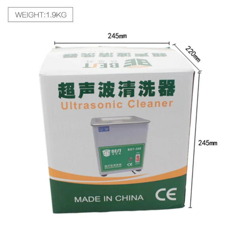 Melhor Limpeza Ultrassónica Portátil Prática de 1,8L (Voltagem 220V), Melhor 1,8L