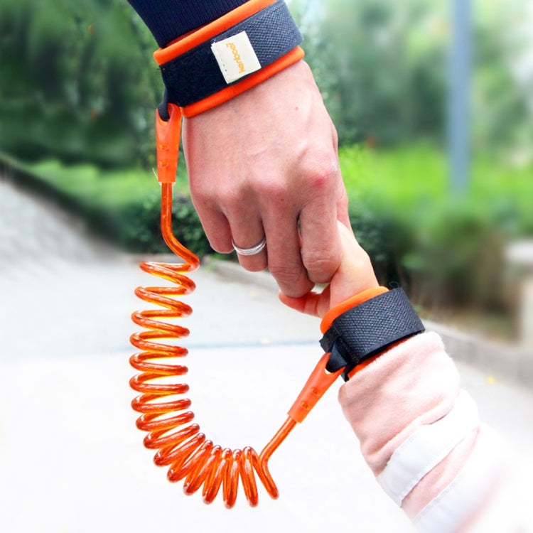 Arnês de Segurança para Crianças Trela Infantil Anti-Perda Ligação de Pulso Corda de Tração Pulseira Anti-Perda, Comprimento: 2m, 2m Laranja, 2m Azul