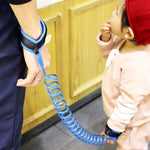 Arnês de Segurança para Crianças Trela Infantil Anti-Perda Ligação de Pulso Corda de Tração Pulseira Anti-Perda, Comprimento: 2m, 2m Laranja, 2m Azul