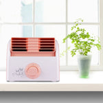 Ventoinha de secretária mini sem lâminas Turbine 30W silenciosa para dormitório / quarto / sala / escritório, 3 modos de velocidade, AC 220V