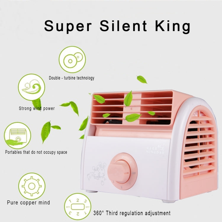 Ventoinha de secretária mini sem lâminas Turbine 30W silenciosa para dormitório / quarto / sala / escritório, 3 modos de velocidade, AC 220V