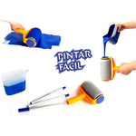 Pintar Facil Conjunto Multifuncional de Rolo e Pincel para Pintura, Conjunto de Pincéis