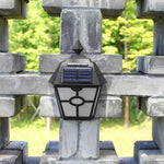 Lâmpada de Parede LED Retro Solar Hexagonal para Exterior com Sensor de Luz para Paisagem