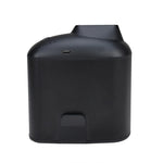 Ventoinha portátil criativa USB para pendurar na cintura com três velocidades ajustáveis, preta, cinzenta