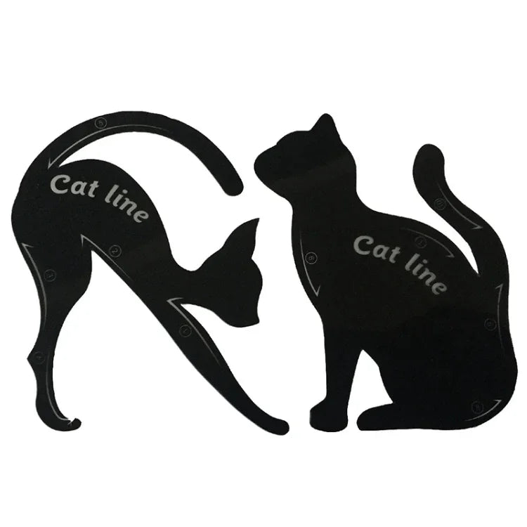 20 Peças / 10 Conjuntos Modelo de Ferramenta de Maquilhagem para Olhos Linha de Gato para Mulheres